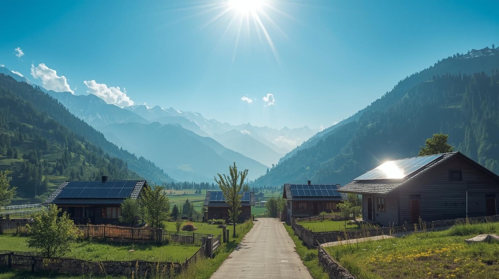 Modern Solar Home in Kashmir
